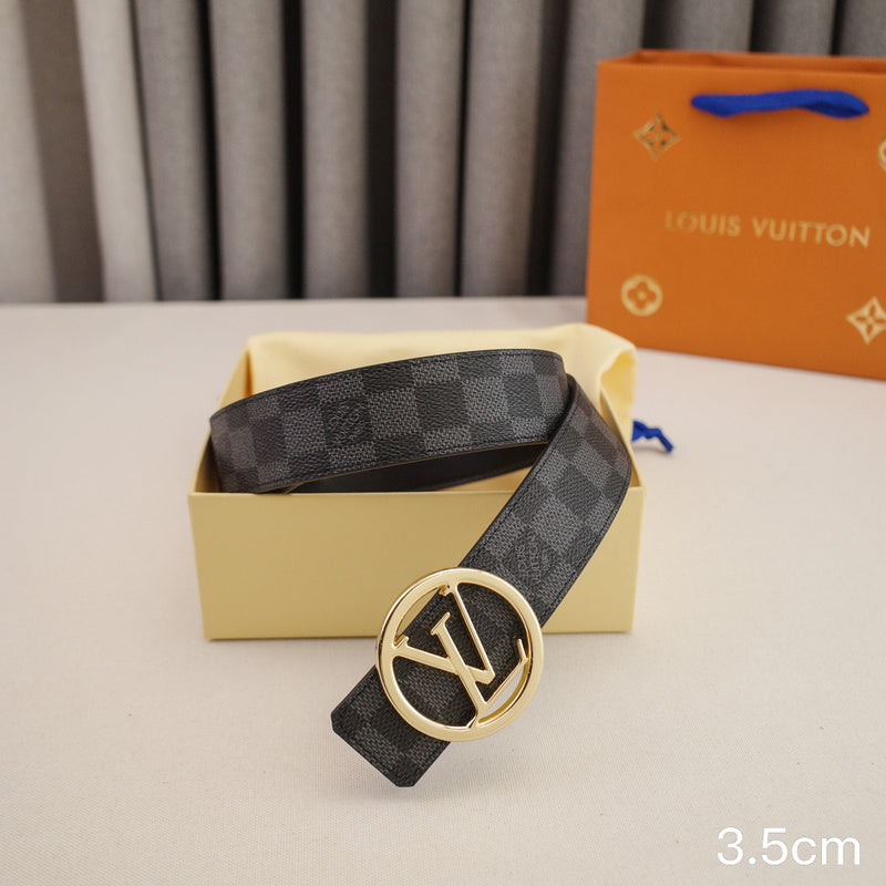 LV - Louis Vuitton- 3.5cm round letter hook - Monogram canvas 3506L