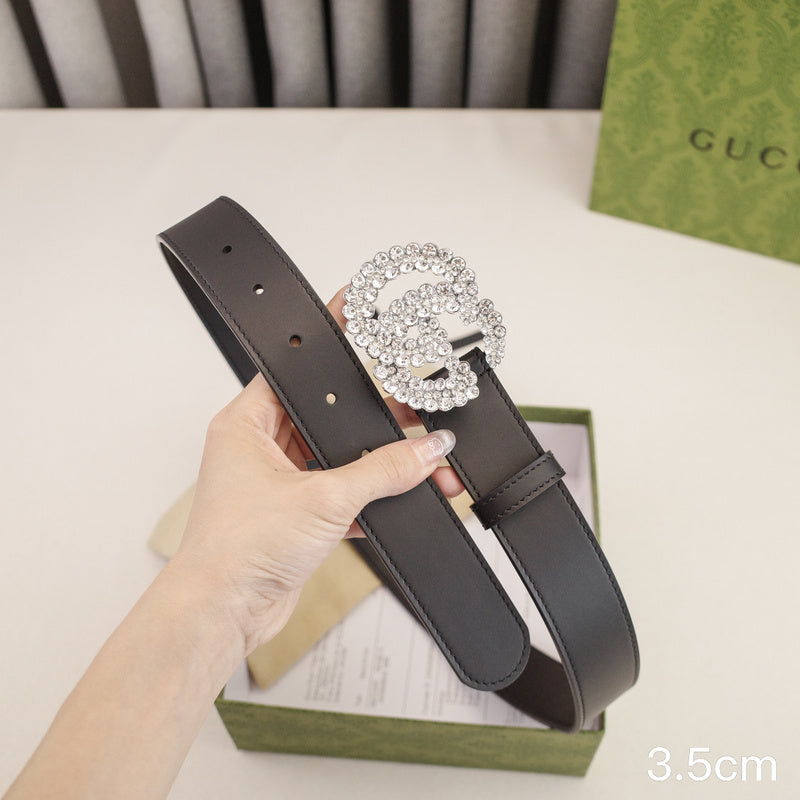 Gucci - 3.5cm G full diamond 3504g