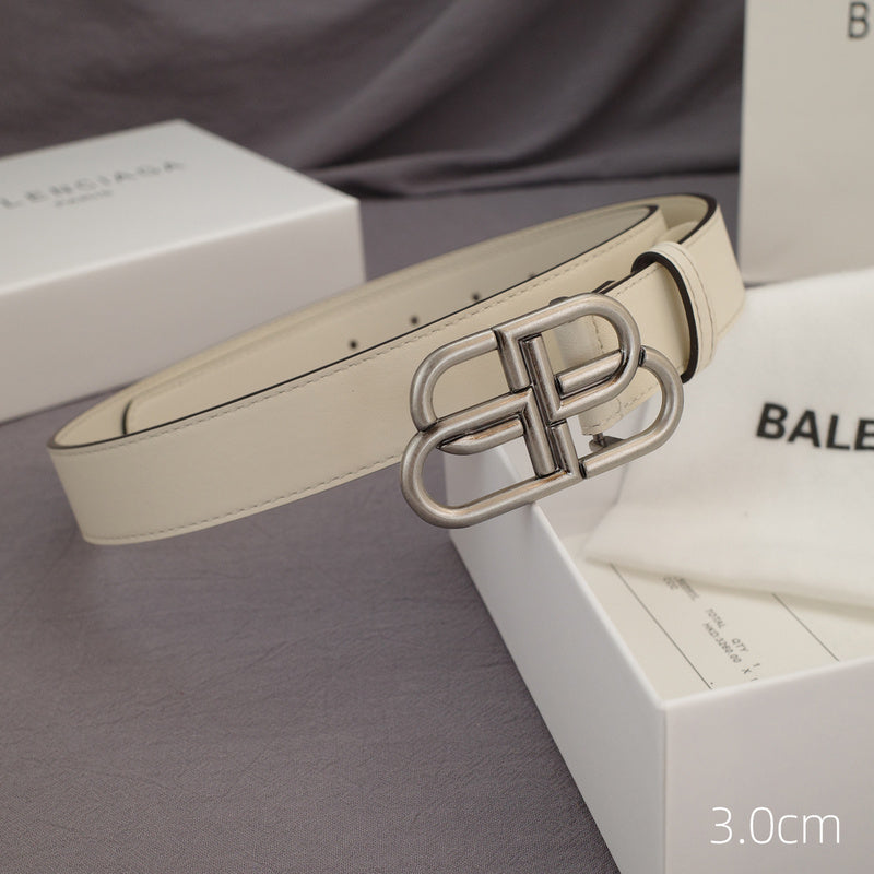 Balenciaga - 3.0cm white leather ZSB3001bb