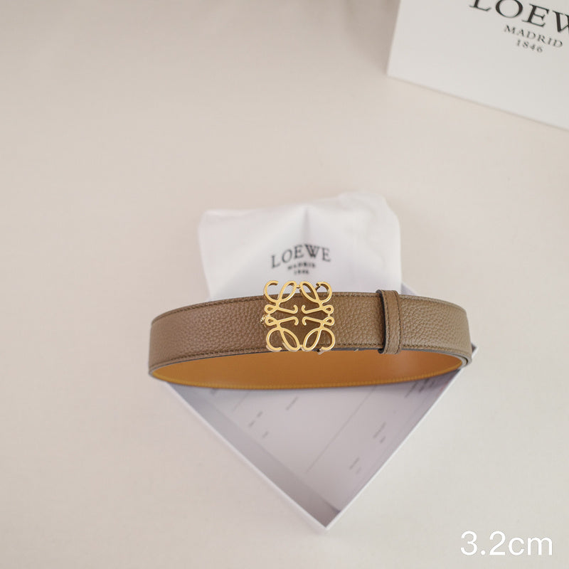 LOEWE - 3.2/2.0cm pebble grain khaki
