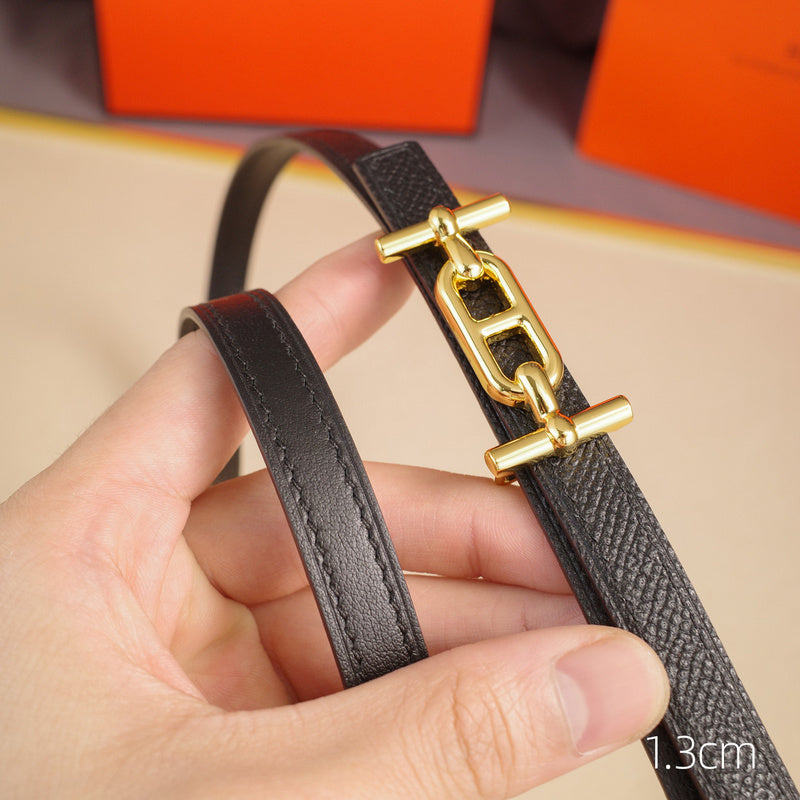Hermes - 1.3cm ancress-palm print 1304h