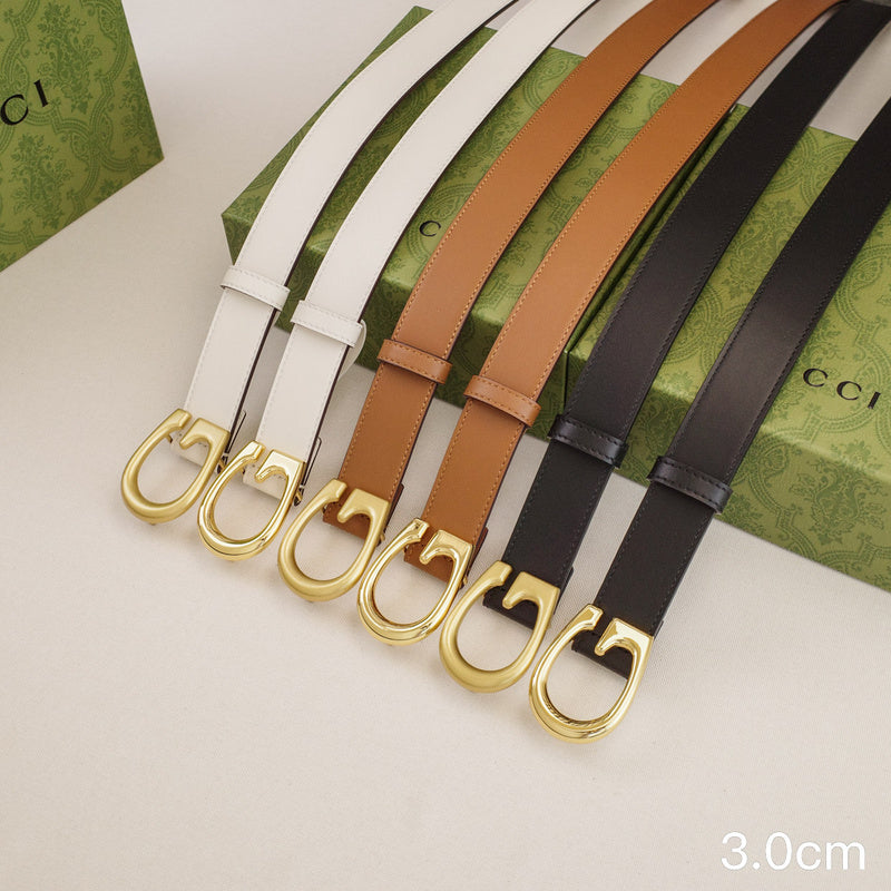 Gucci - 3.0cm G length - plain weave 3001g