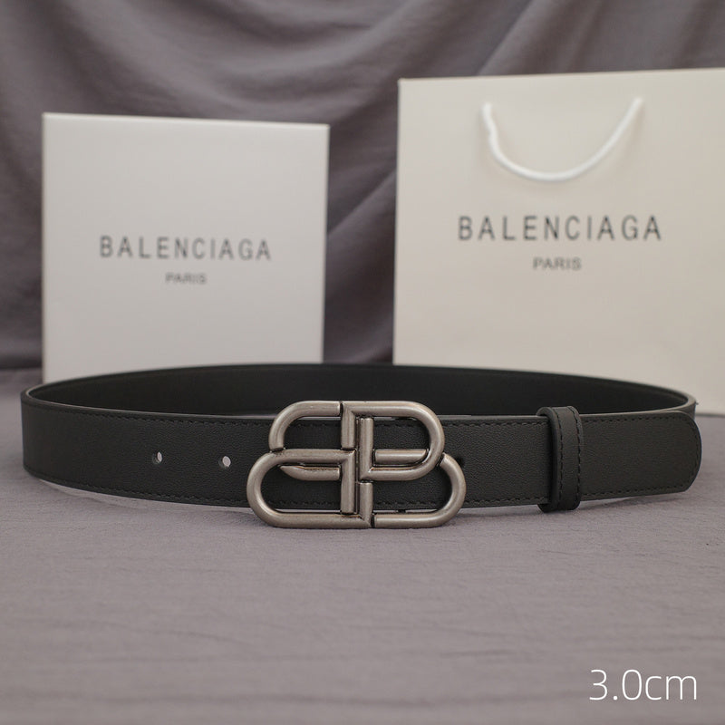 Balenciaga - 3.0cm black leather ZSB3001bb
