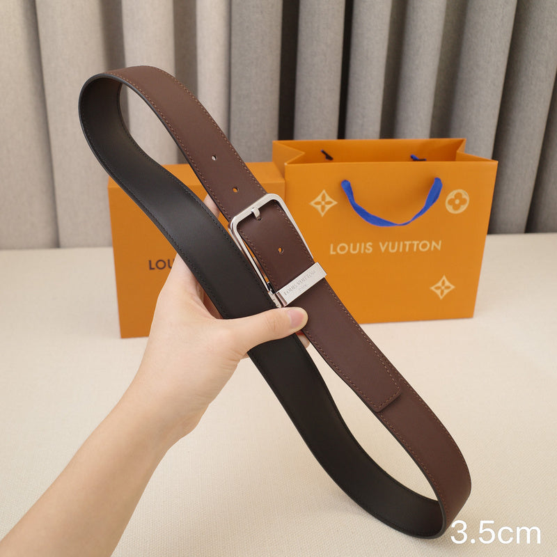 LV - Louis Vuitton- 3.5cm hollow needle - plain weave slant edge 3518L