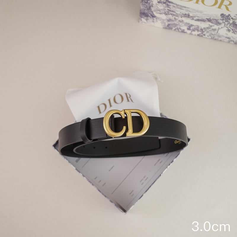 Dior-2.0cm saddle CD button 3001cd / 2001cd