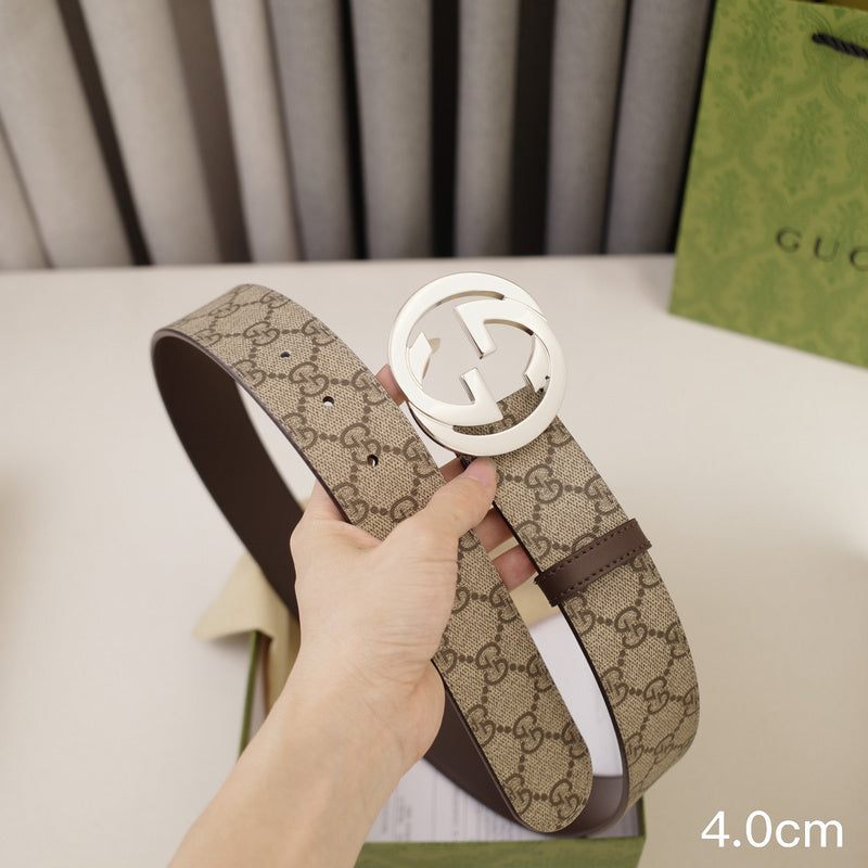Gucci - 4.0cm Big cake - Supreme canvas 4023g