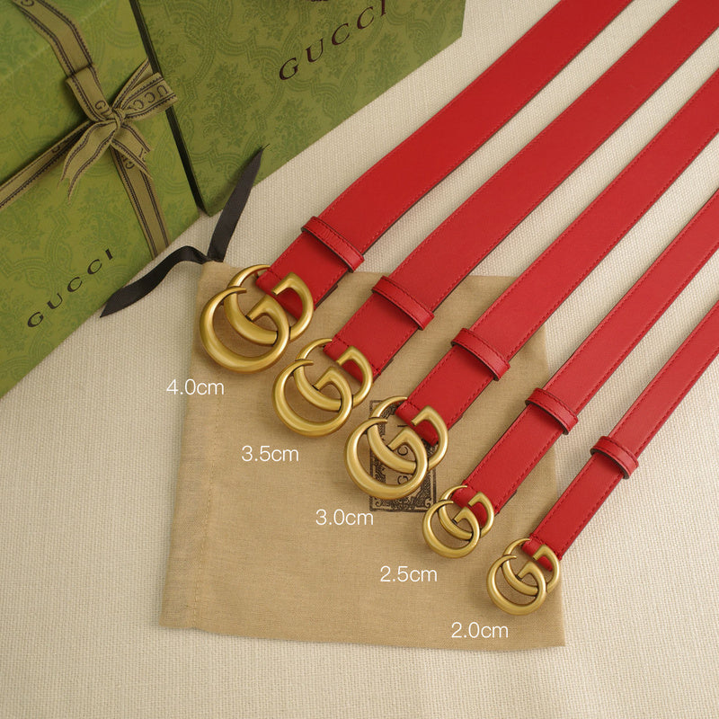 Gucci - 5 widths classic G-plain red