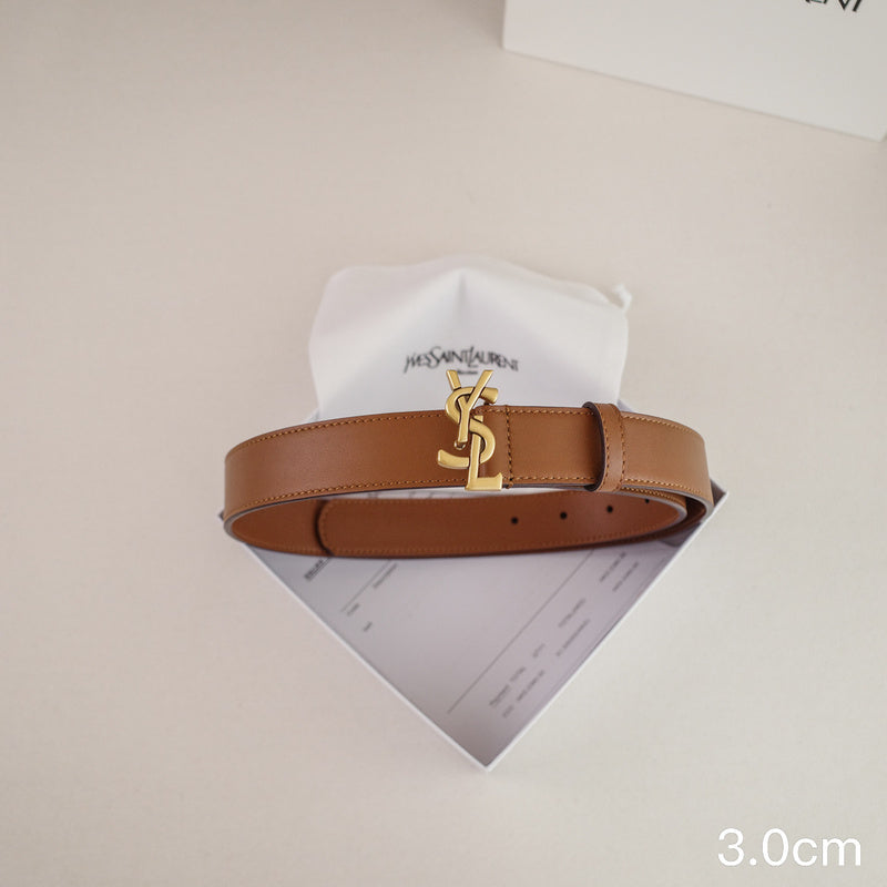 Saint Laurent - Brown calves side