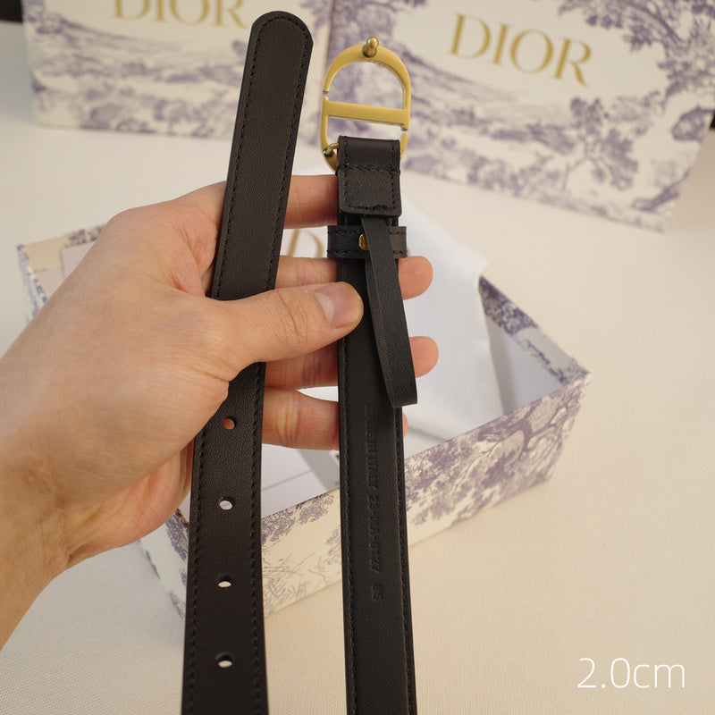 Dior-CD logo-Brass antique gold button - black ZSB3003d