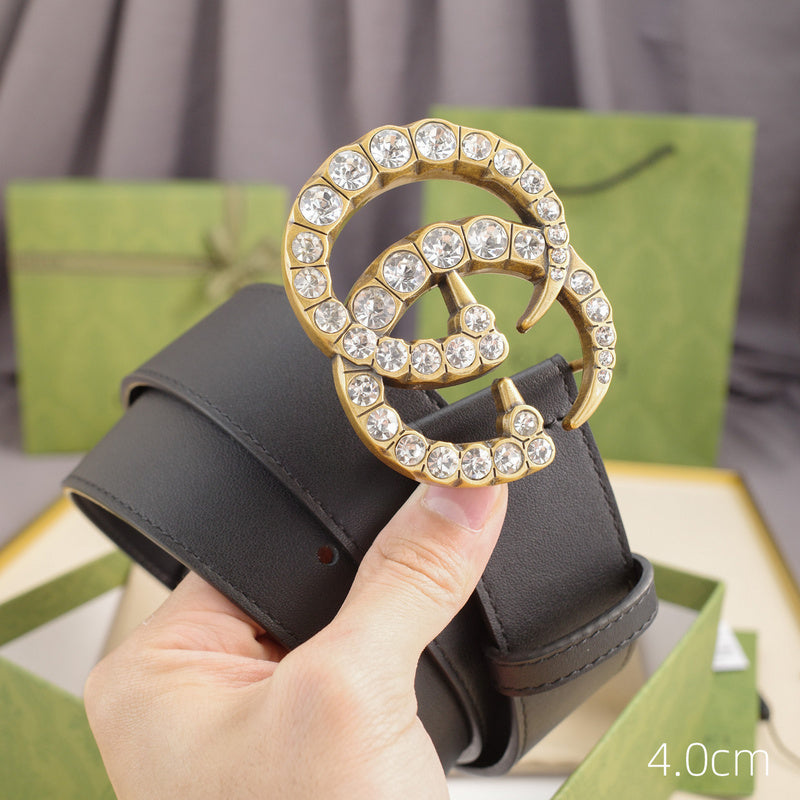 Gucci - 4.0cm G - gem plane double-sided 4006g