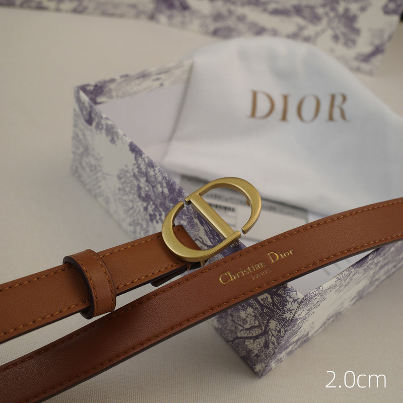 Dior-CD logo-Brass antique gold button - brown ZSB3003d