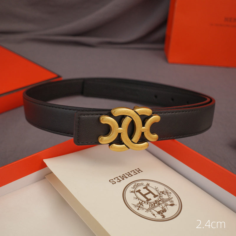 Hermes - 2.4cmH - Anise grain pattern