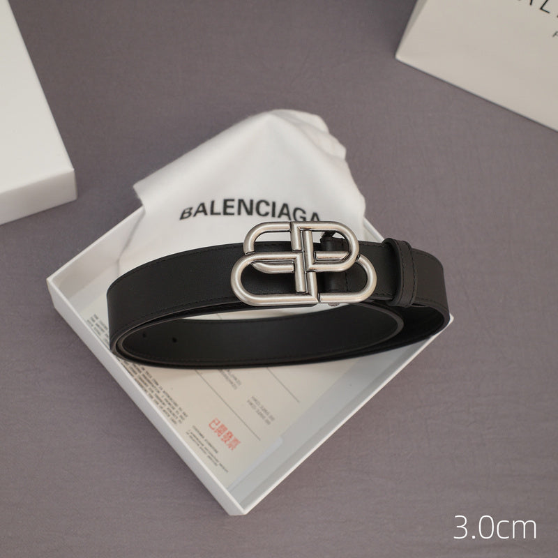Balenciaga - 3.0cm black leather ZSB3001bb