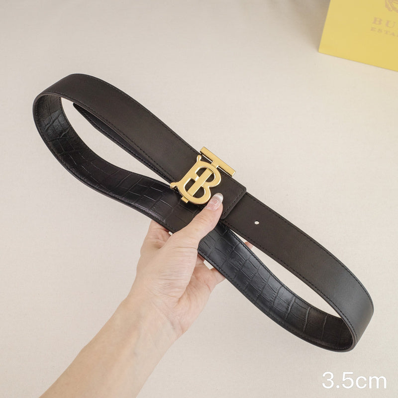 Burberry - 3.5cm - TB crocodile pattern 3521b