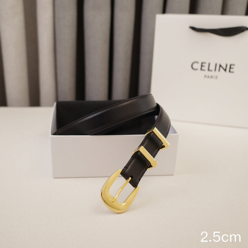 Celine - 2.5cm/1.8cm Bright gold