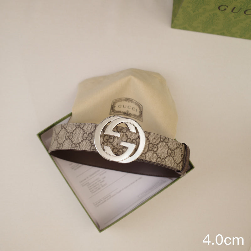 Gucci - 4.0cm Big cake - Supreme canvas 4023g