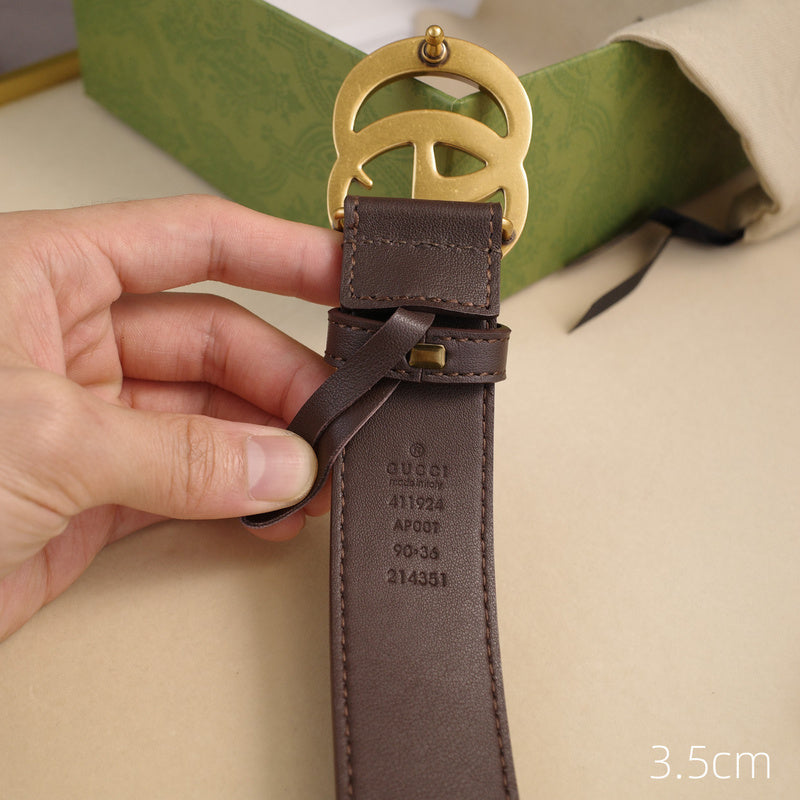Gucci - 5 widths classic G-plain coffee