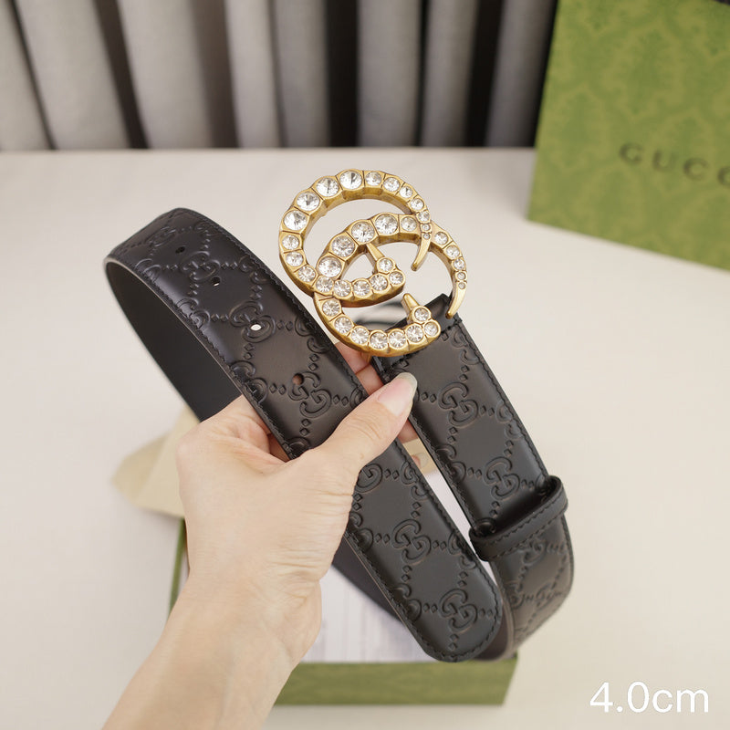 Gucci - 4.0cm G Diamond - Slant side G 4026g