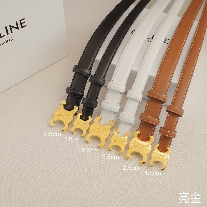 Celine - 2.5cm/1.8cm Bright gold