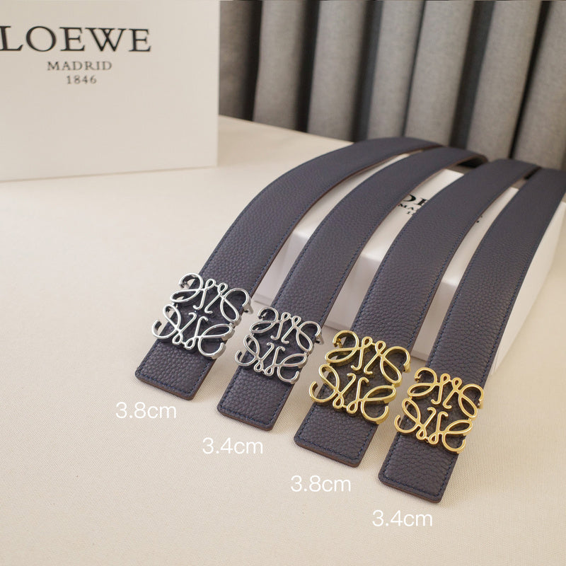 LOEWE - 3.8/3.4cm pebble grain blue