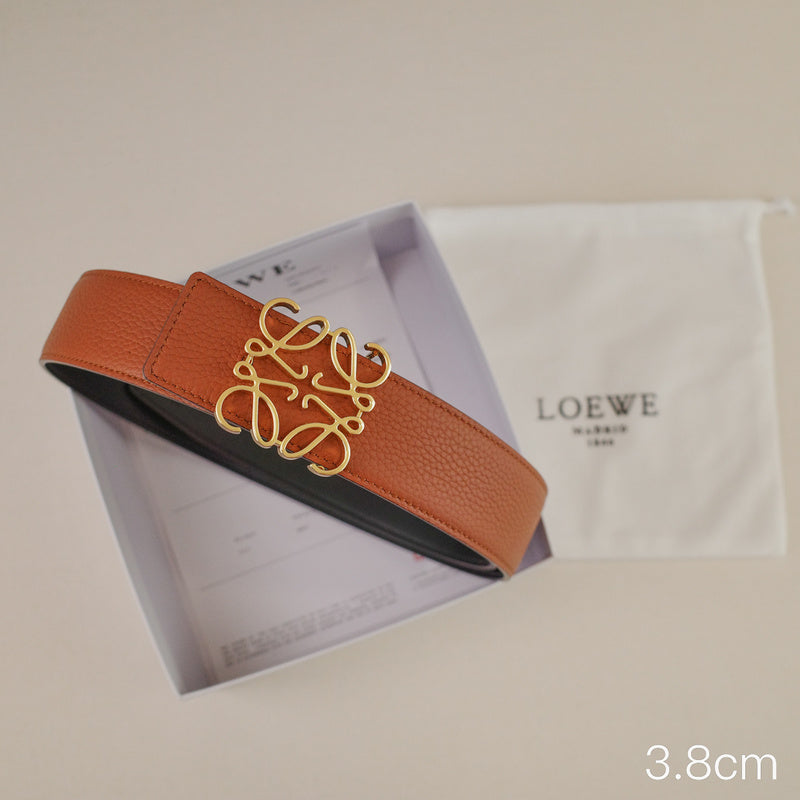 LOEWE - 3.8/3.4cm pebble grain brown