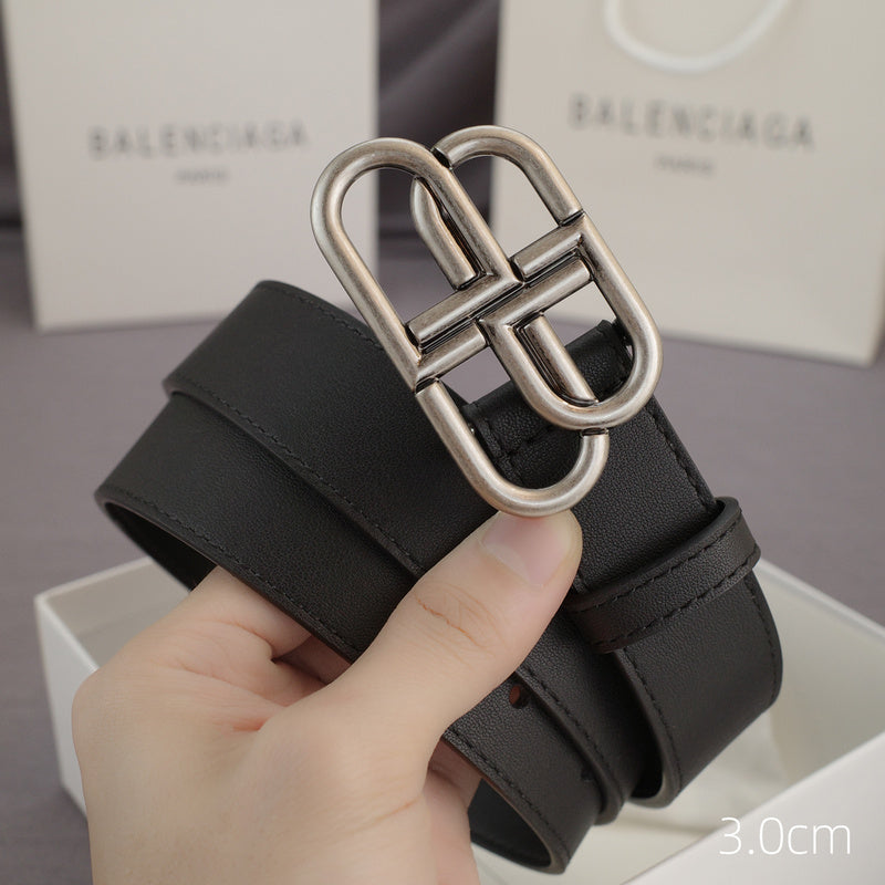 Balenciaga - 3.0cm black leather ZSB3001bb