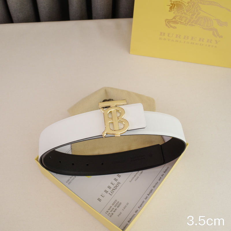 Burberry - 3.5cm -Bright gold buckle