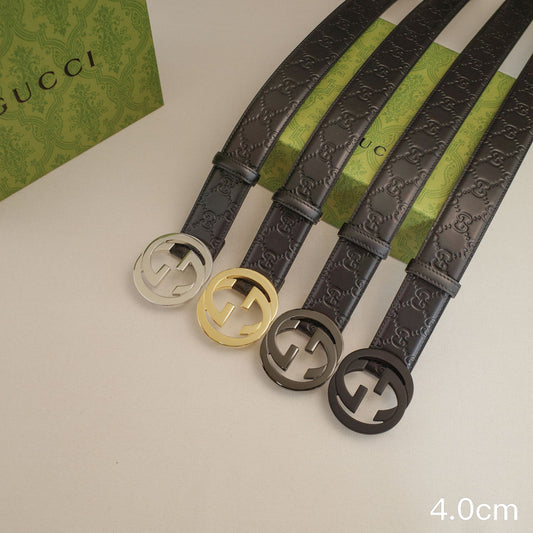 Gucci - 4.0cm G    - plane double-sided  ZSB4013g