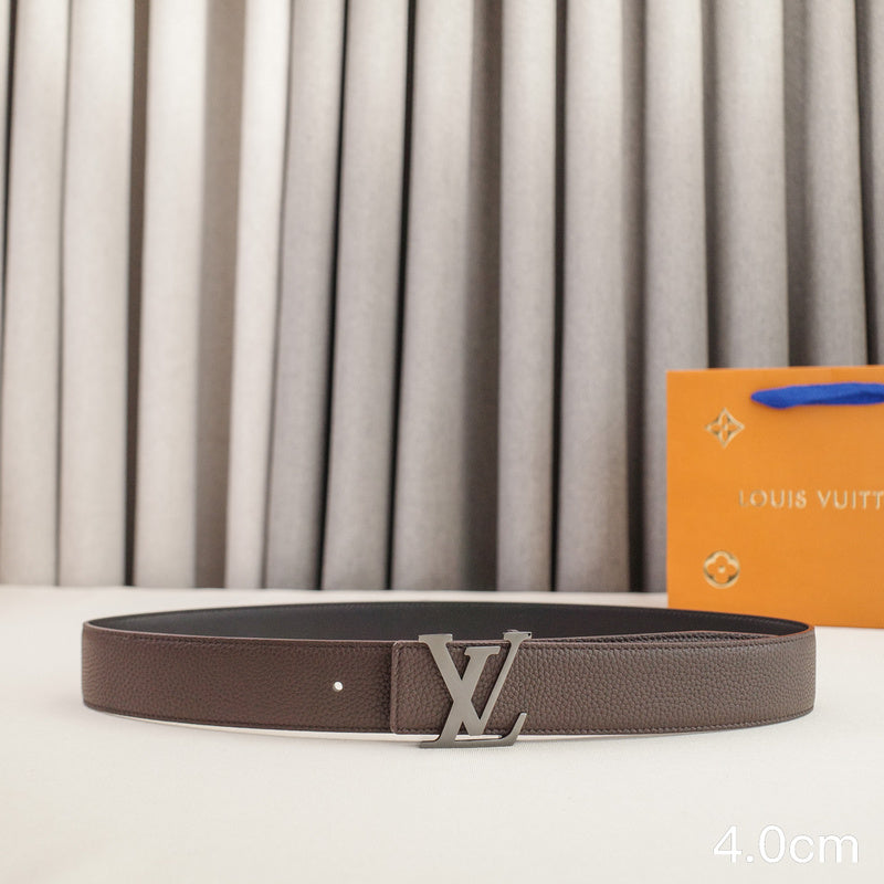 LV - Louis Vuitton- 4.0cm letter bright gun sling hook - pebble grain 4023L