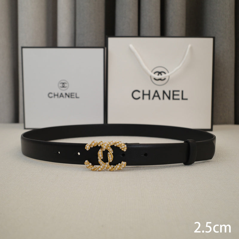 Chanel-2.5 Pearl sesame twist B2515L