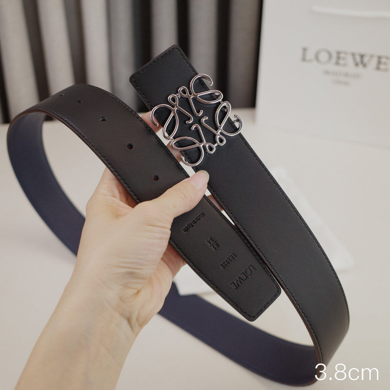LOEWE - 3.8/3.4cm pebble grain blue