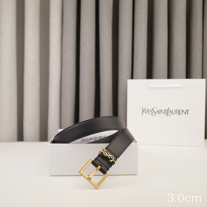 Saint Laurent -Black calves side