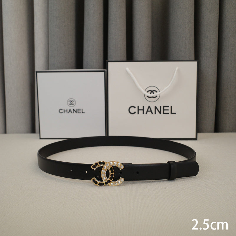 Chanel-2.5 Wearing leather pearls B2510L