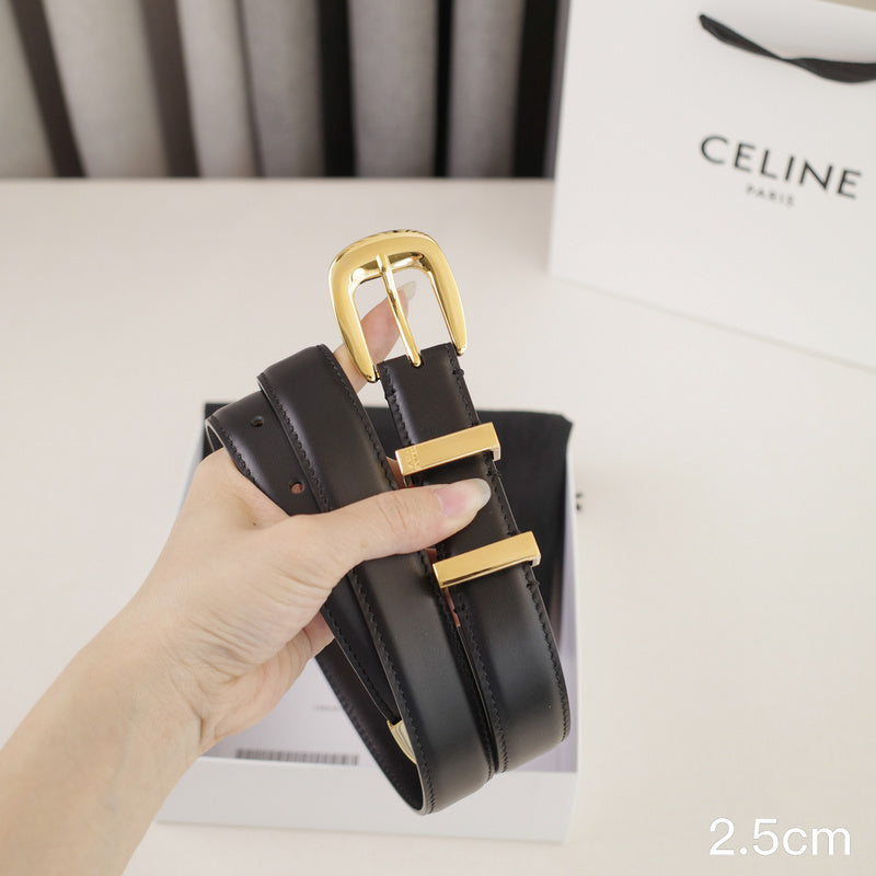 Celine - 2.5cm/1.8cm Bright gold
