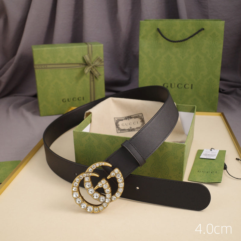 Gucci - 4.0cm G - gem plane double-sided 4006g