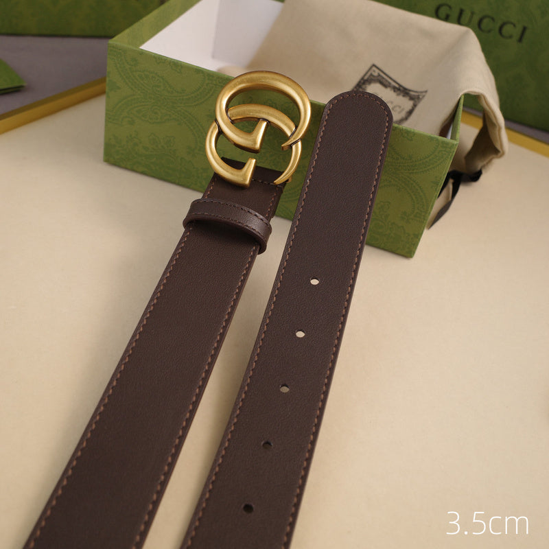 Gucci - 5 widths classic G-plain coffee