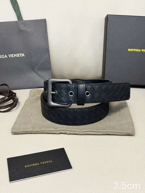 Bottega Veneta - 3.5cm classic pin buckle Intrecciato woven 3501bv