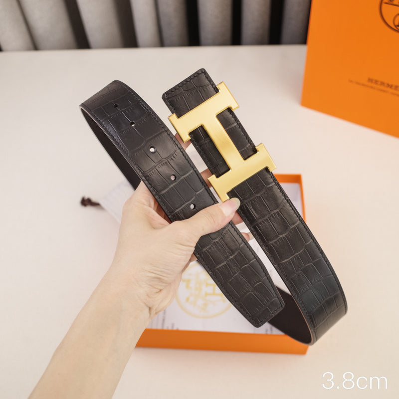 Hermes - Classic H-crocodile pattern ZSB3821h