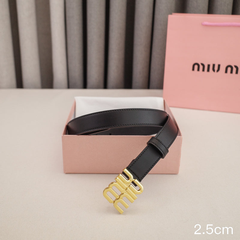 Miu Miu -2.5/2.0cm miu Black