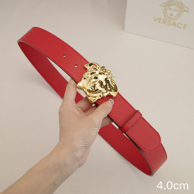 Versace-4.0cm beauty head-plain red