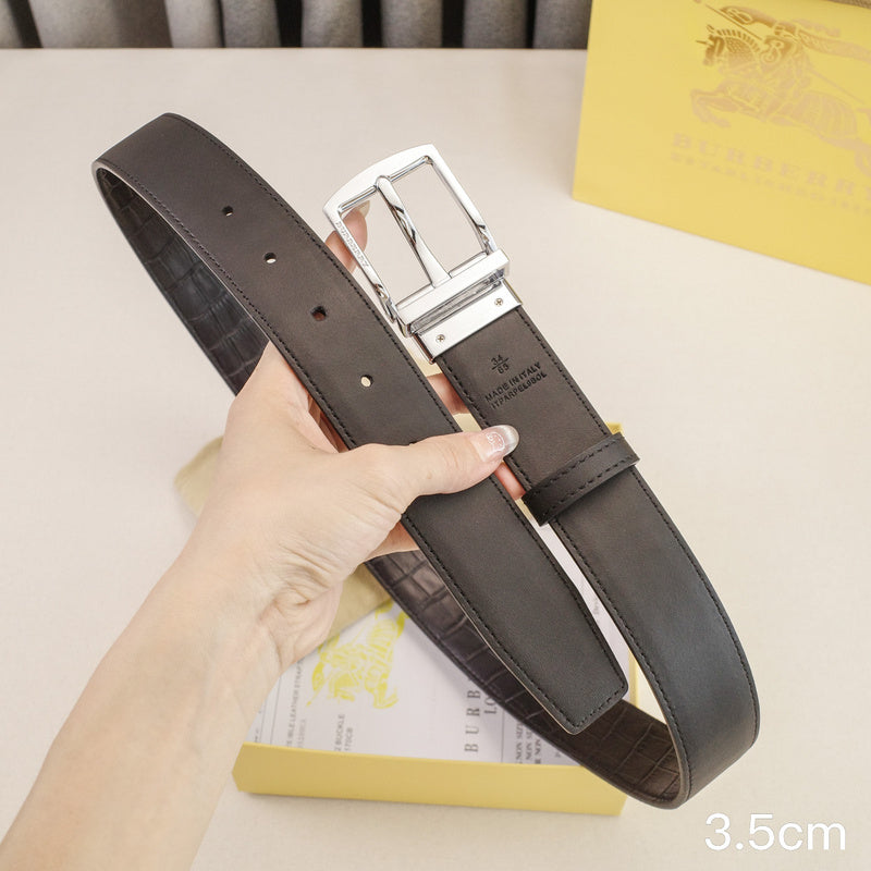 Burberry - 3.5cm - Crocodile pattern Belt buckle