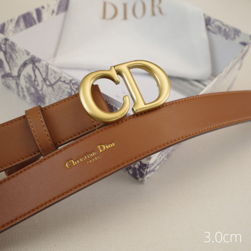 Dior-CD saddle ring - antique gold 3.0cm