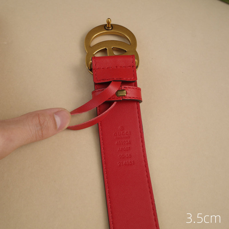 Gucci - 5 widths classic G-plain red