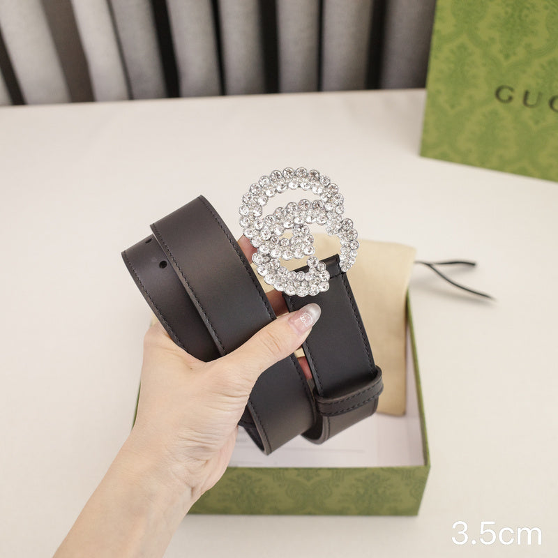 Gucci - 3.5cm G full diamond 3504g