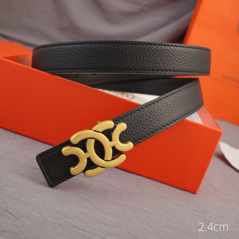 Hermes - 2.4cmH - Anise grain pattern