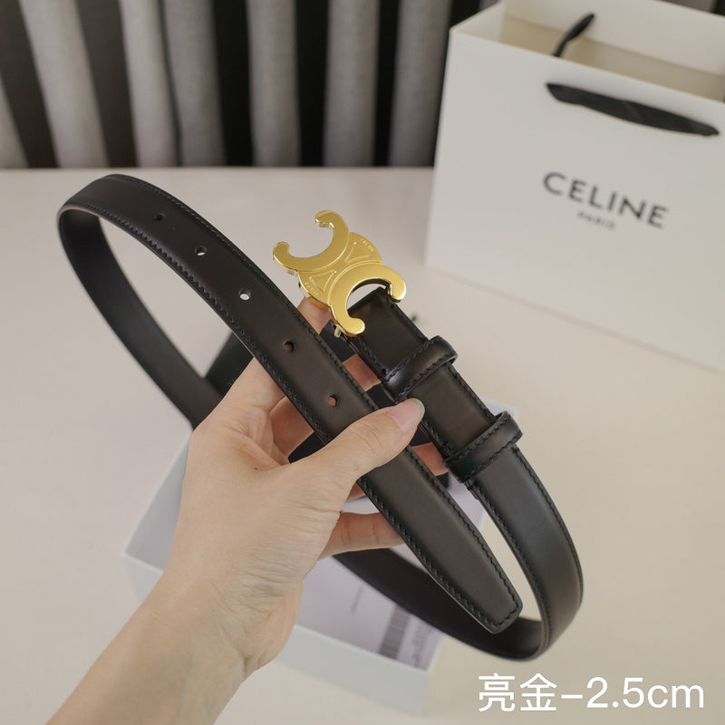 Celine - 2.5cm/1.8cm Bright gold