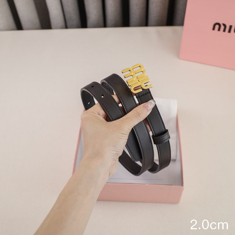 Miu Miu -2.5/2.0cm miu Black