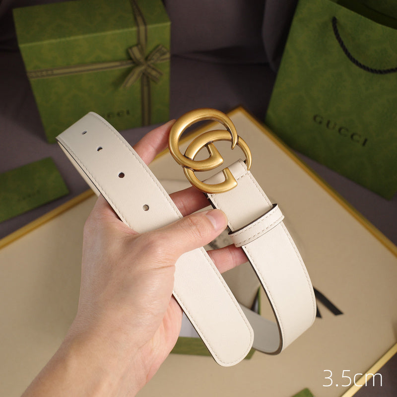 Gucci - 5 widths classic G-plain white