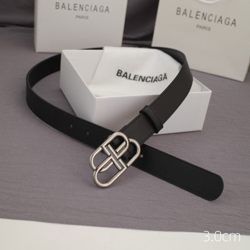 Balenciaga - 3.0cm black leather ZSB3001bb