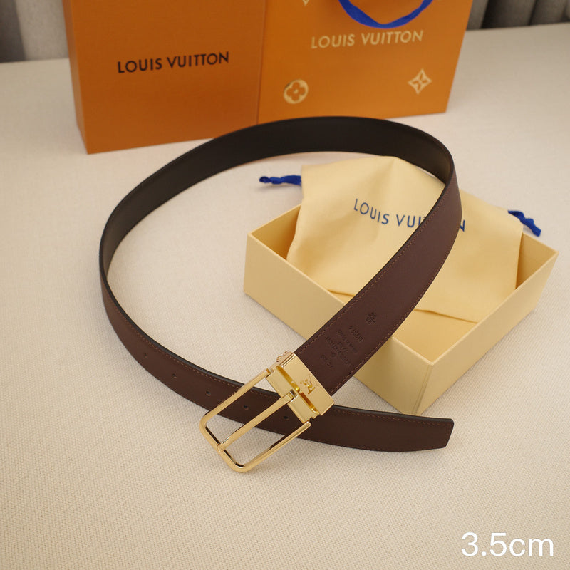 LV - Louis Vuitton- 3.5cm hollow needle - plain weave slant edge 3519L
